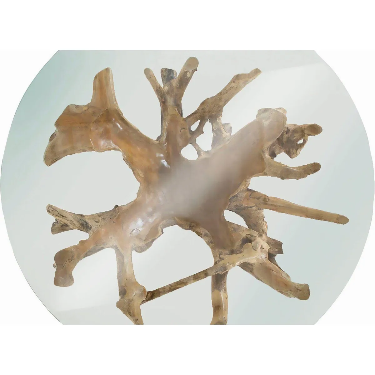 Gutmann Factory Beistelltisch Nature, elegante Ablagefläche aus Teakholz, pflegeleichte Oberfläche 3