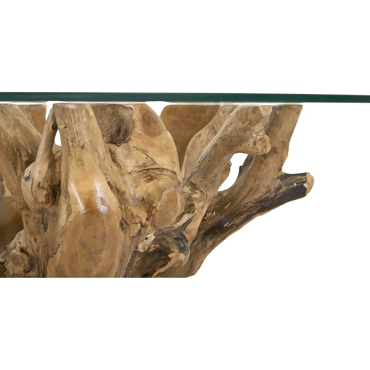 Gutmann Factory Beistelltisch Nature, elegante Ablagefläche aus Teakholz, pflegeleichte Oberfläche 4