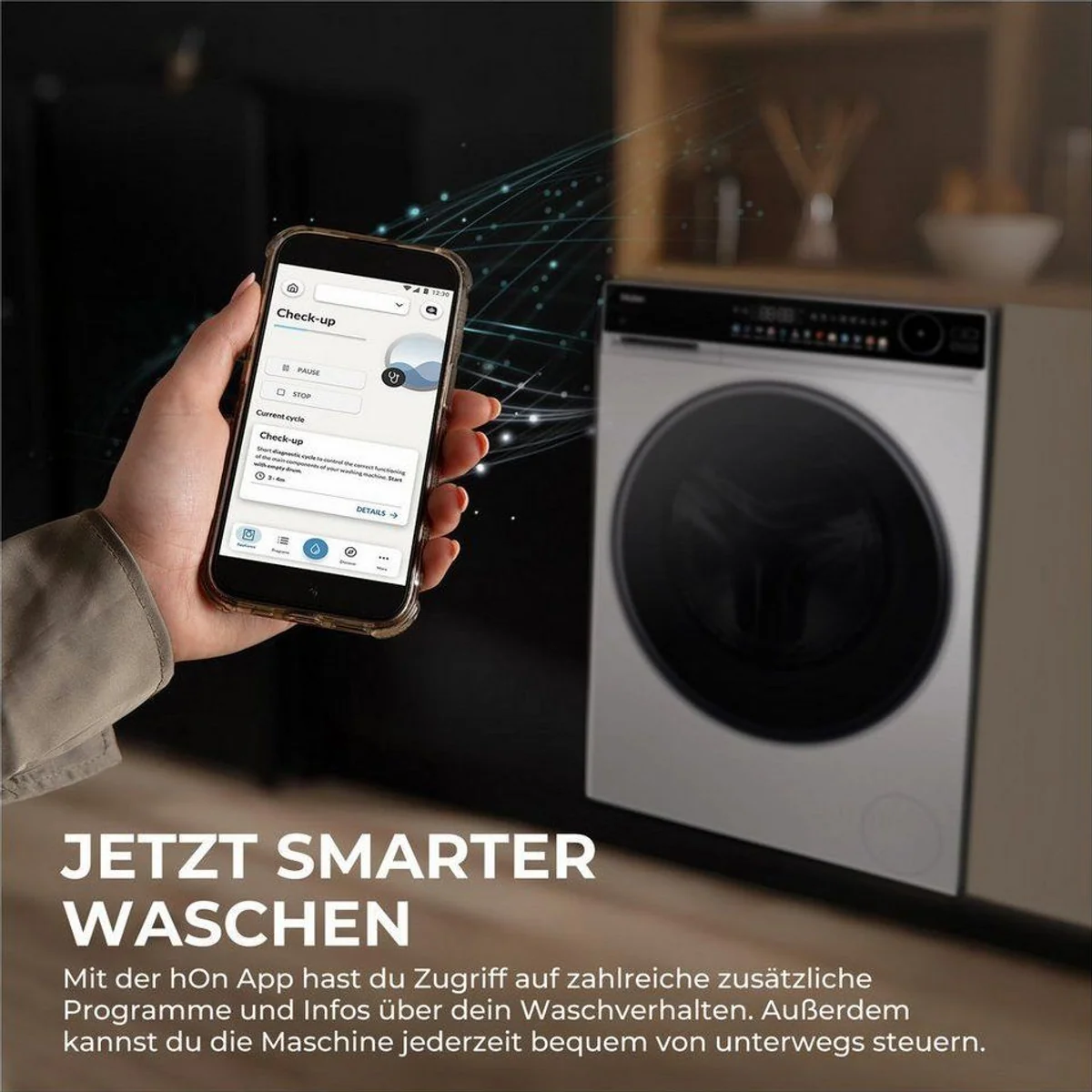Haier HW90-B14667TU1 Waschmaschine, 9 kg, 1400 U/min, flüsterleiser Invertermotor 4