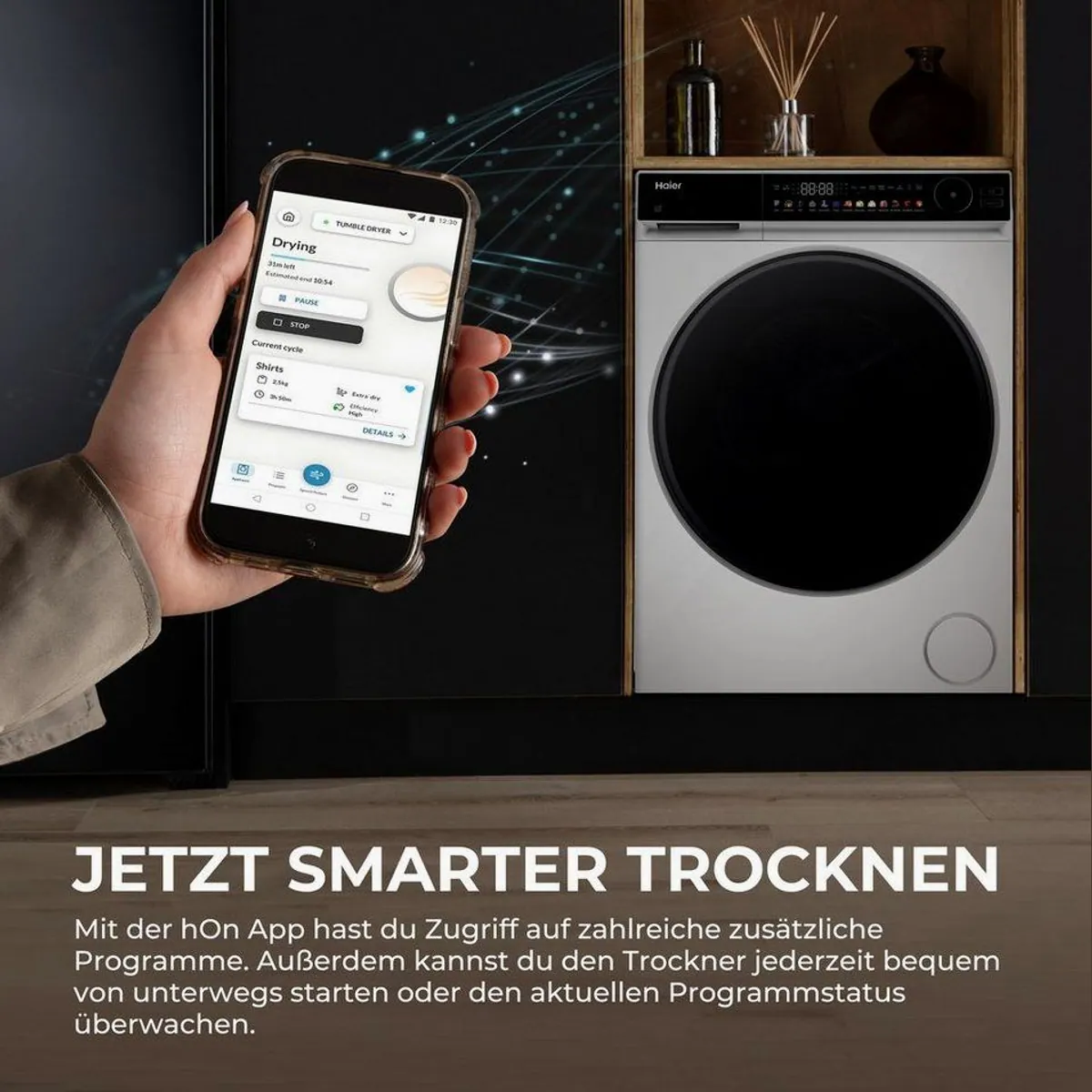 Haier Wärmepumpentrockner G7 Serie HD90-B667U1, intelligente Automatikprogramme & frische Ionentechnologie 4