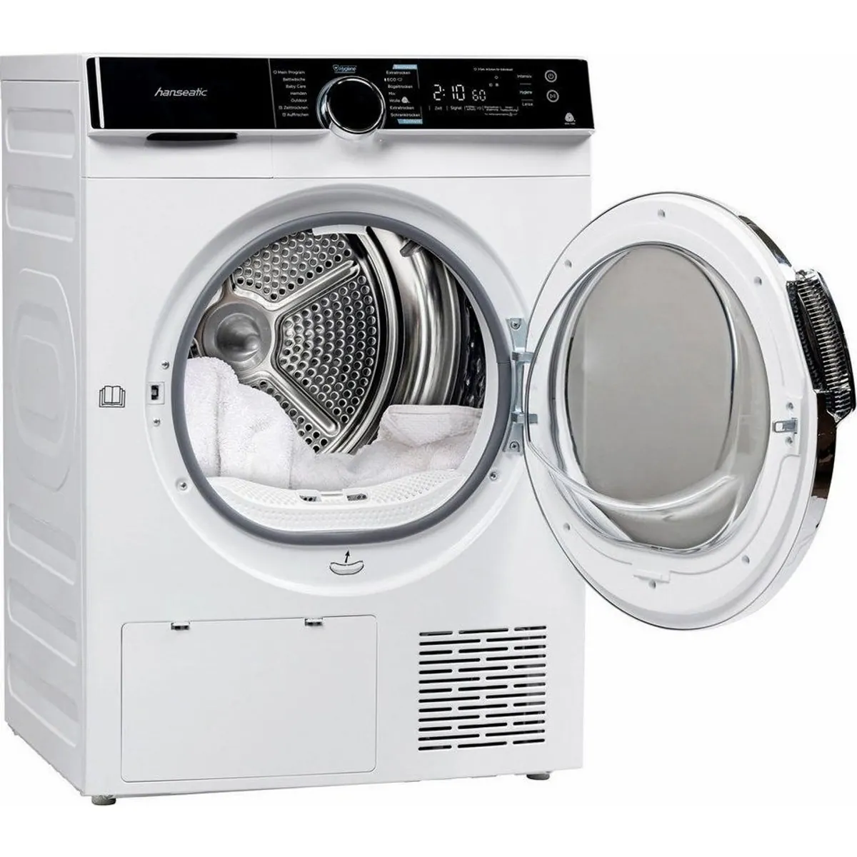 Hanseatic Wärmepumpentrockner HWTK8A3GT, Energieeffizienz C, 8 kg Fassungsvermögen, Knitterschutz 4