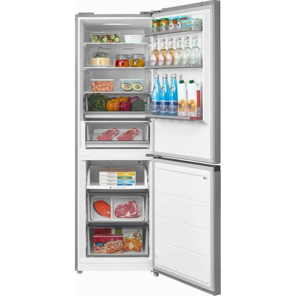 Hanseatic HKGKB18560BNFI Kühl-/Gefrierkombination, Energieeffizienz B, 185 cm hoch 4