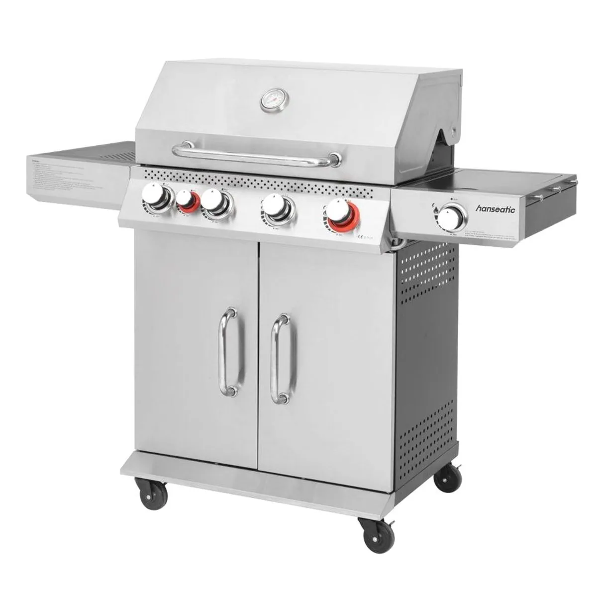 Hanseatic Gasgrill Memphis, 6 Brenner, Infrarot-Heckbrenner, Turbo- und Seitenbrenner 2