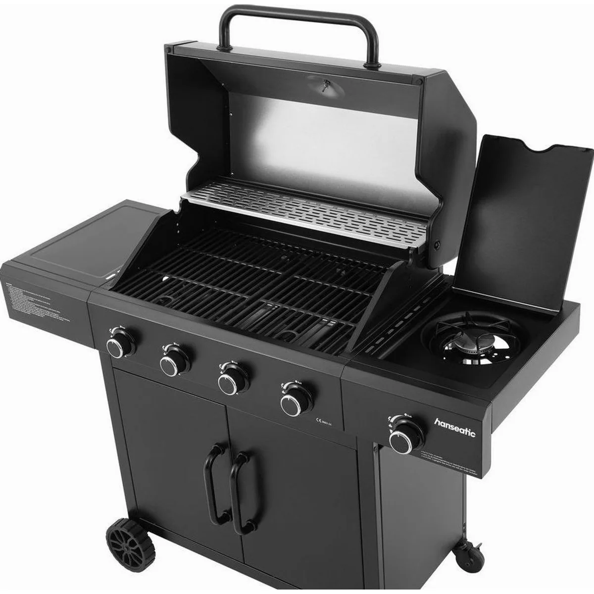Hanseatic Rockford Black 4-Brenner Grill, leistungsstark & pflegeleicht 4