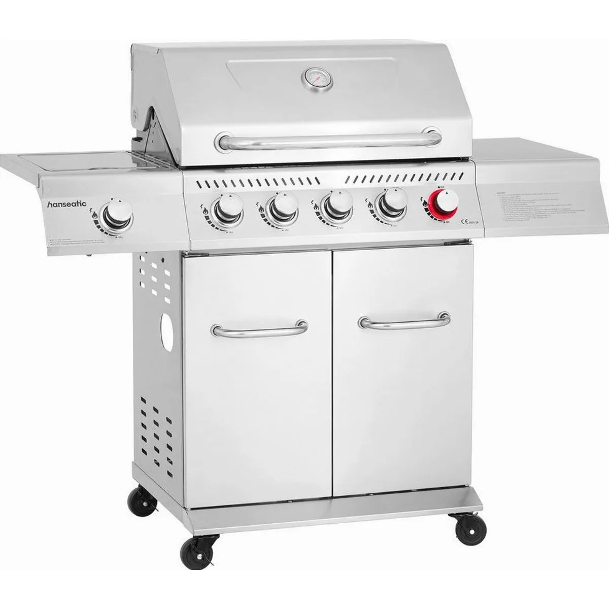 Hanseatic Gasgrill Richland, 5 Brenner, 21,5 kW Gesamtleistung, 3 Jahre Garantie 2