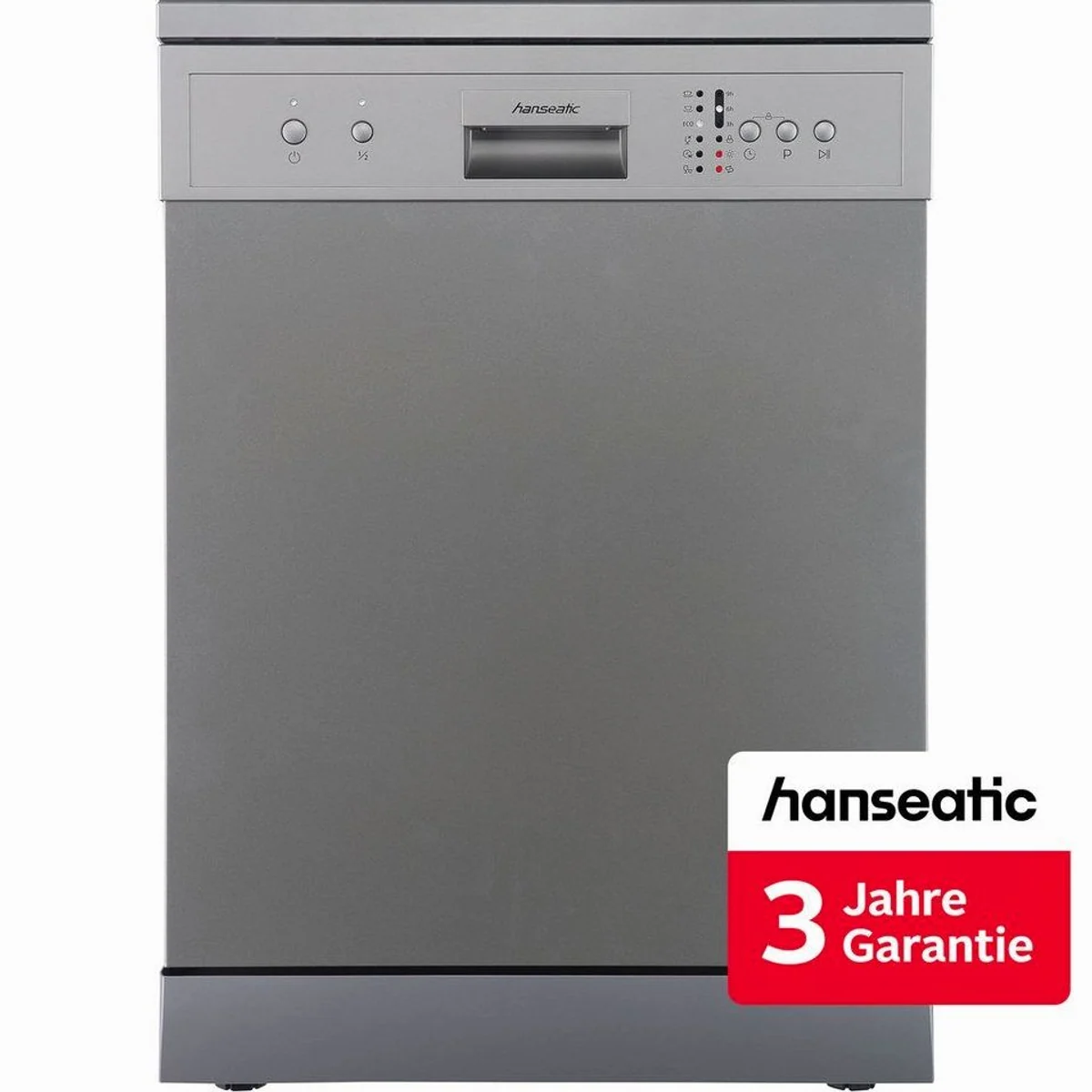 Hanseatic HG6085E127635S Standgeschirrspüler, 12 Maßgedecke, energiesparend