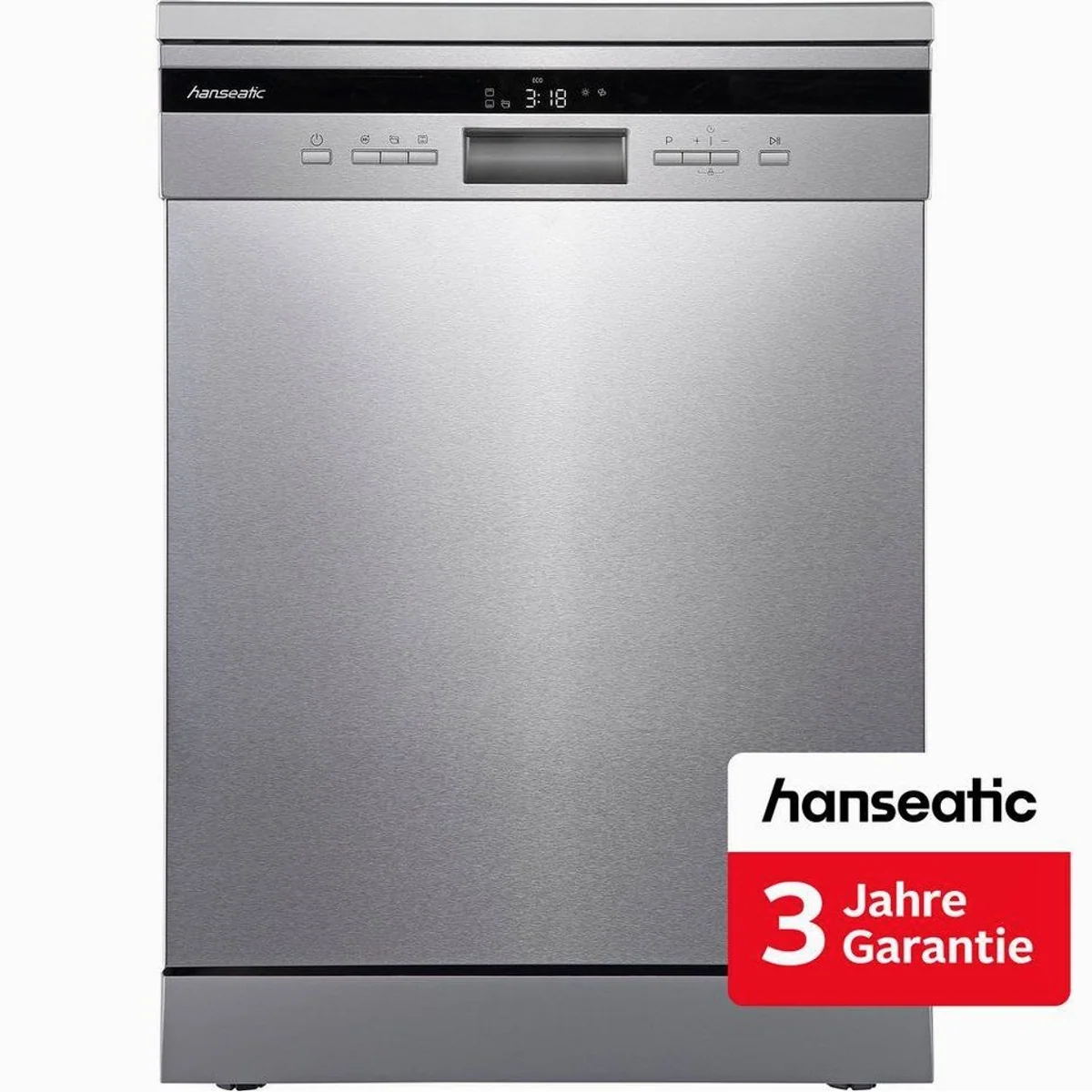 Hanseatic Standgeschirrspüler HG6085C14T7635EI, 14 Maßgedecke, Energieeffizienzklasse C