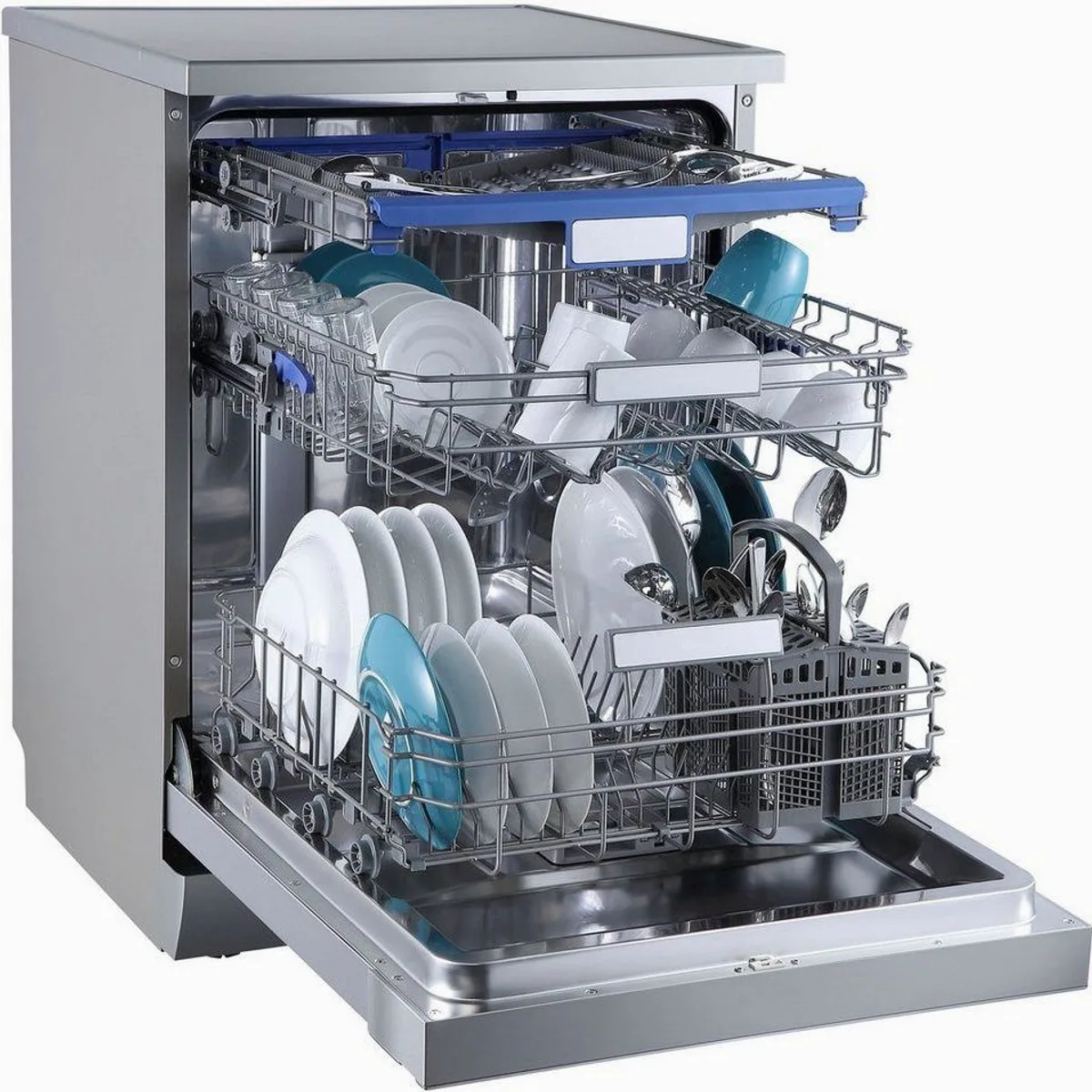 Hanseatic Standgeschirrspüler HG6085C14T7635EI, 14 Maßgedecke, Energieeffizienzklasse C 4