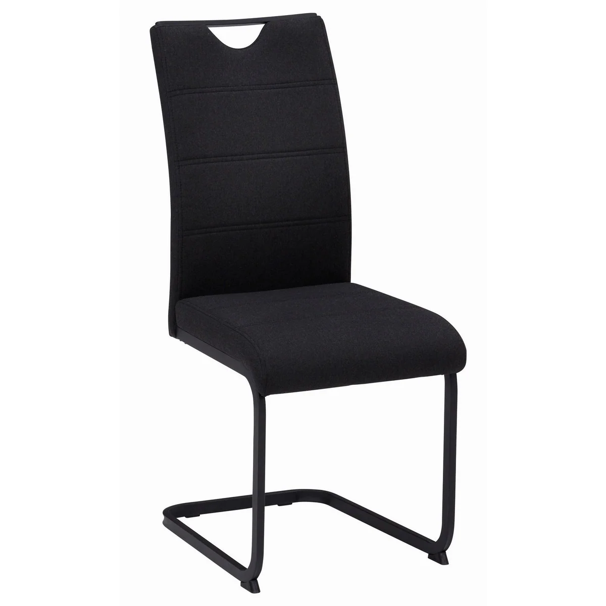 HELA Essgruppe GISELLE, 5-tlg. Set mit Tisch und 4 Stühlen, U-Gestell aus Metall 5