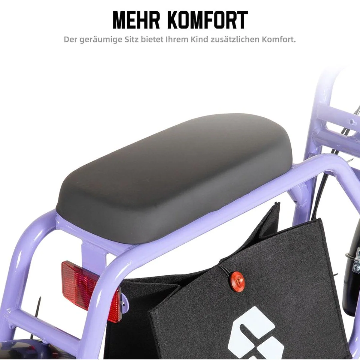 HILAND E-Bike Kinder-Elektromotorrad, ideal für 6-10 Jahre, 250W Motor, 15 Meilen Reichweite 5