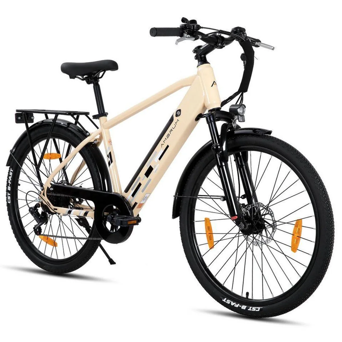 HILAND E-Bike 26" E-Mountainbike, 250W Motor, 10,4Ah Akku, 5 Unterstützungsstufen