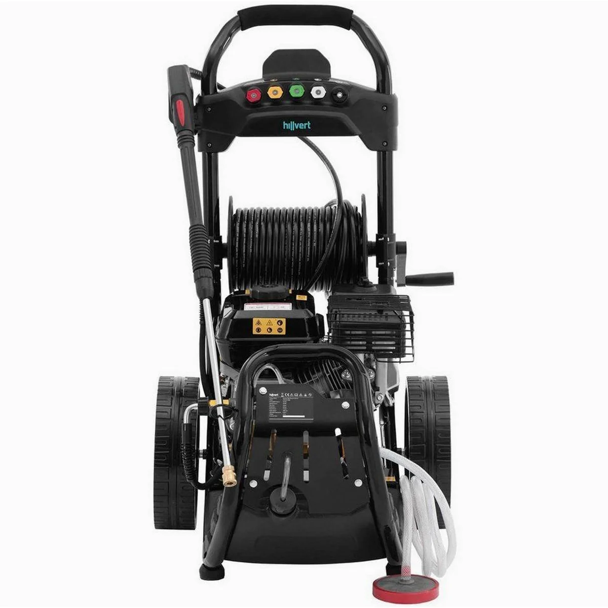 Hillvert Hochdruckreiniger Benzin, 4500 W, 200 bar, 20 m Schlauch — kraftvoll, mobil, langlebig 5