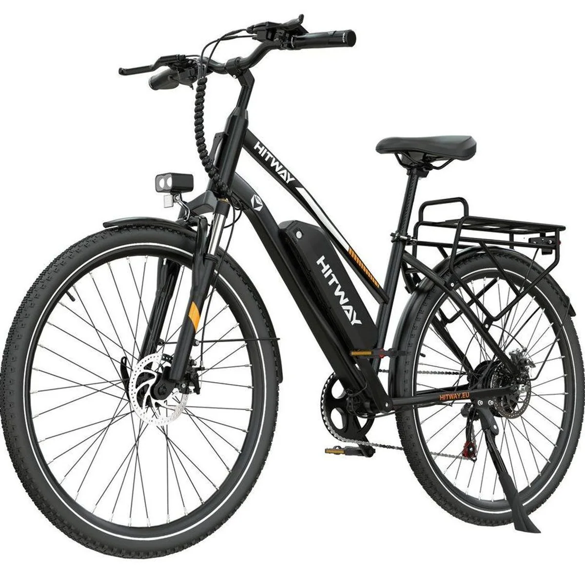 HITWAY BK27S E-Bike, 28 Zoll, 50-100 km Reichweite, Shimano 7-Gang-Schaltung