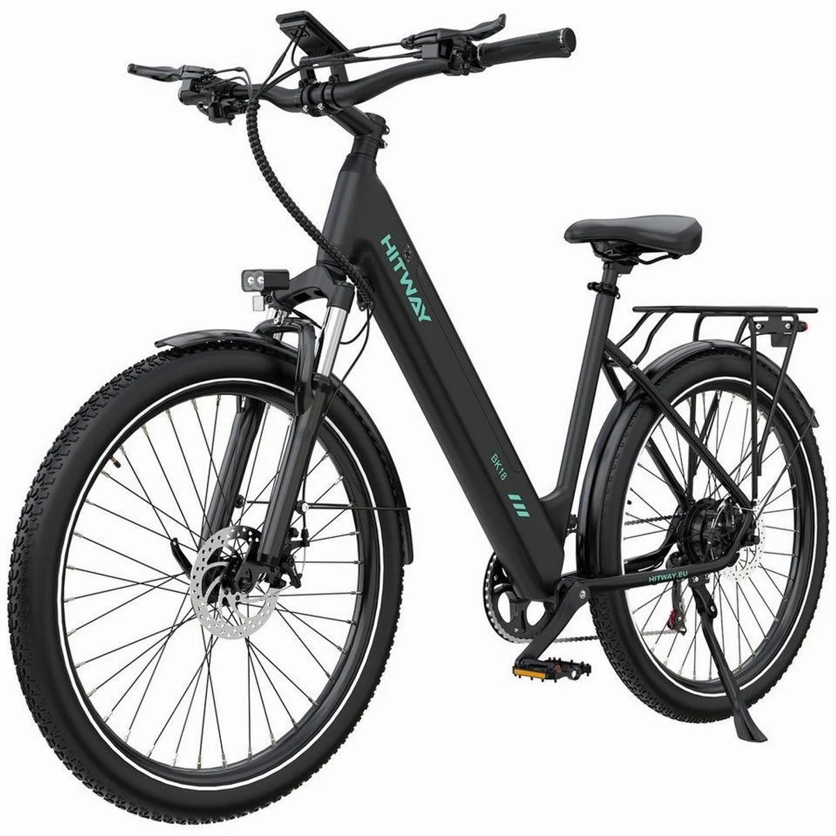 HITWAY BK18 E-Bike Cityrad, 36V 13Ah Akku, 7-Gang Shimano Schaltung