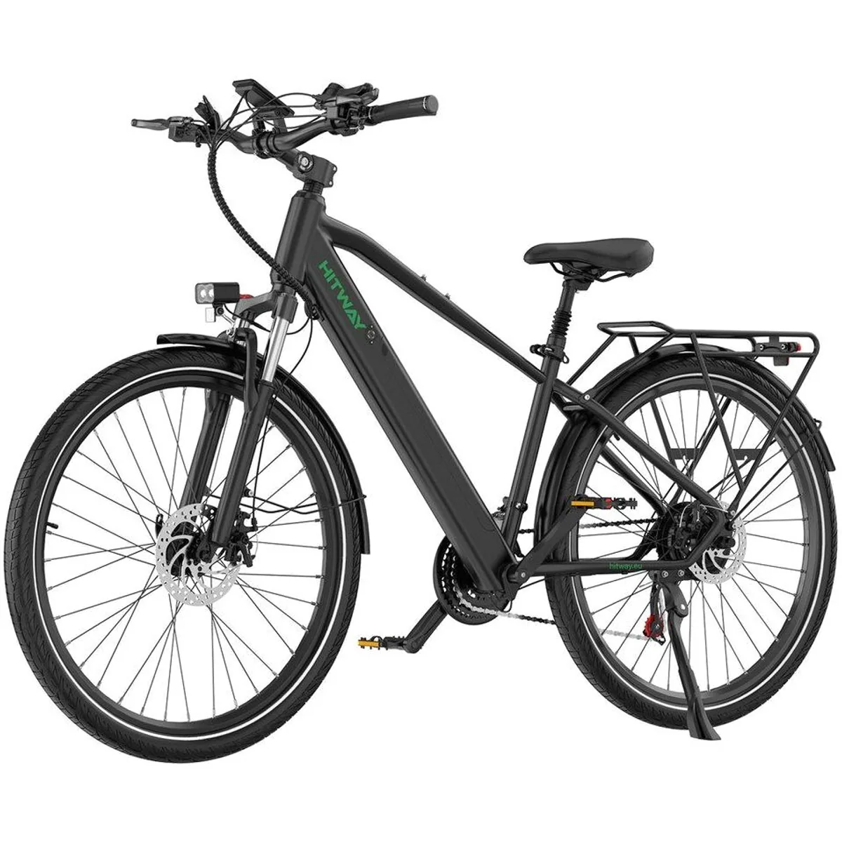 HITWAY BK7S PRO E-Bike, 27,5 Zoll, 36V Akku, 50–80 km Reichweite, 21 Gang Shimano