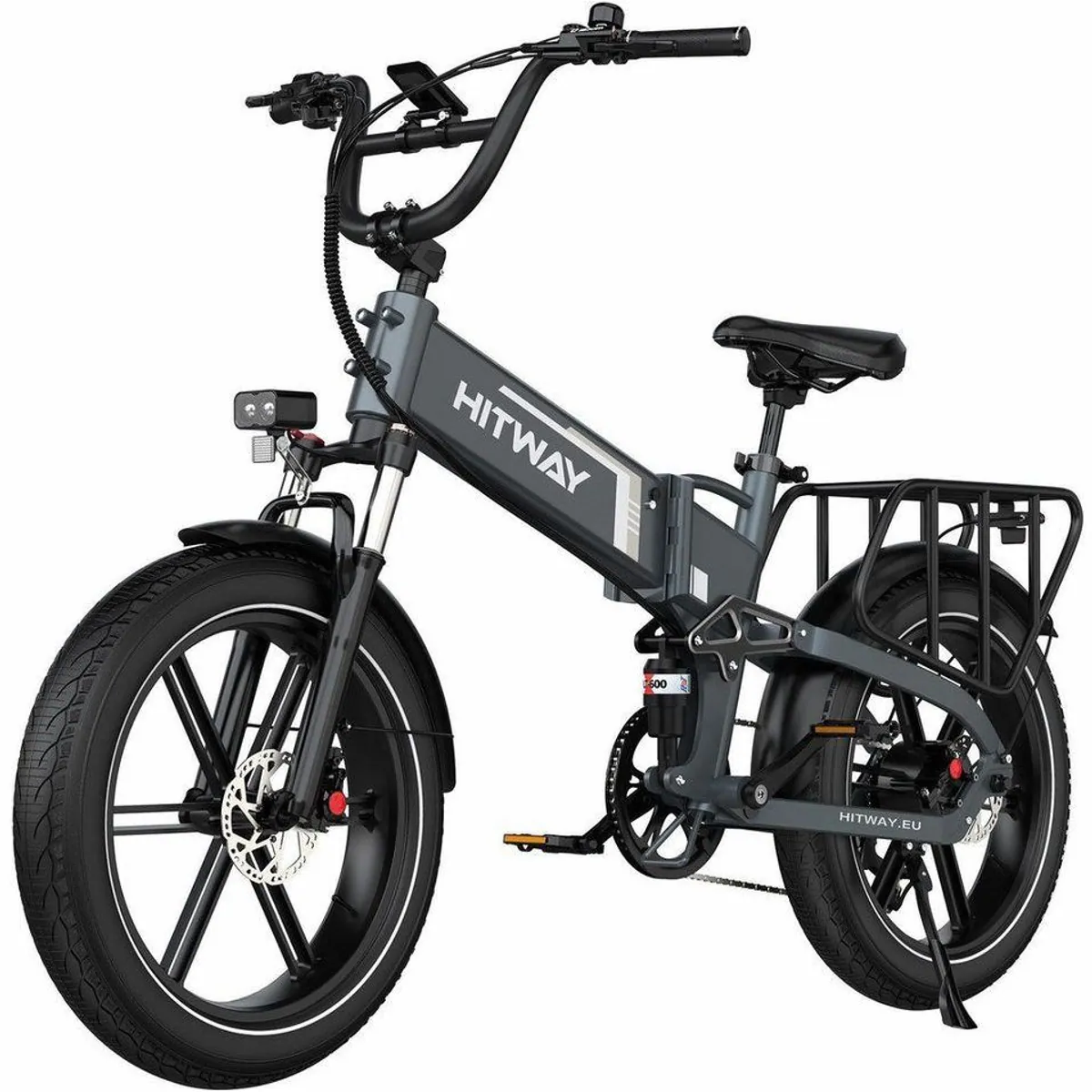 HITWAY E-Bike Mountainbike, 720 Wh Akku, 250 W Heckmotor, Faltbar
