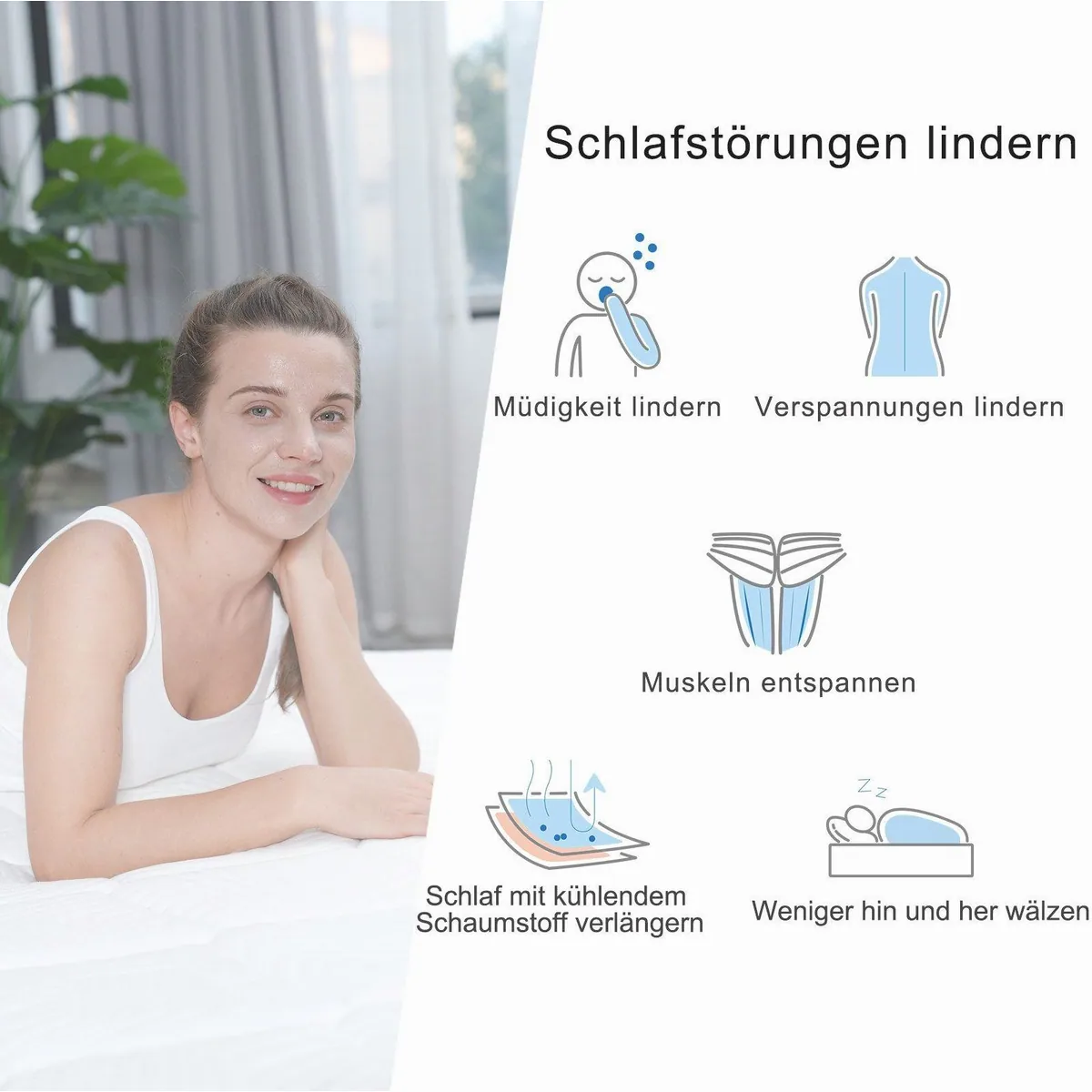 HOMAVO Taschenfederkernmatratze, 7 Zonen, Wendbar H3/H4, 25 cm hoch 3