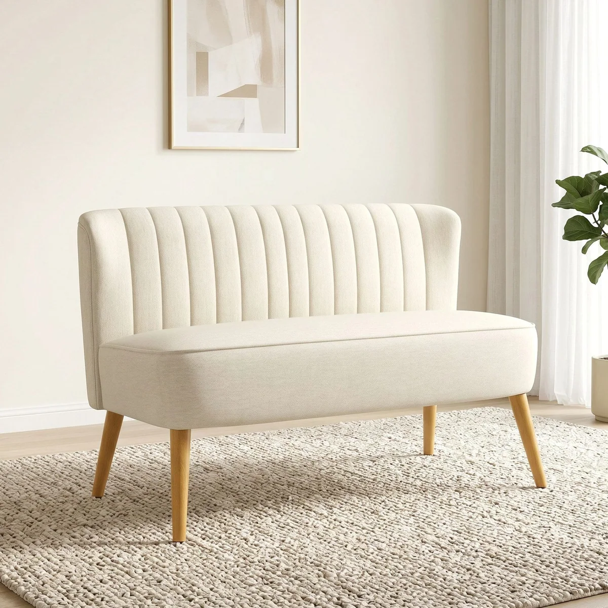 HOMCOM 2-Sitzer Loveseat, kompakt und komfortabel für Ihr Zuhause