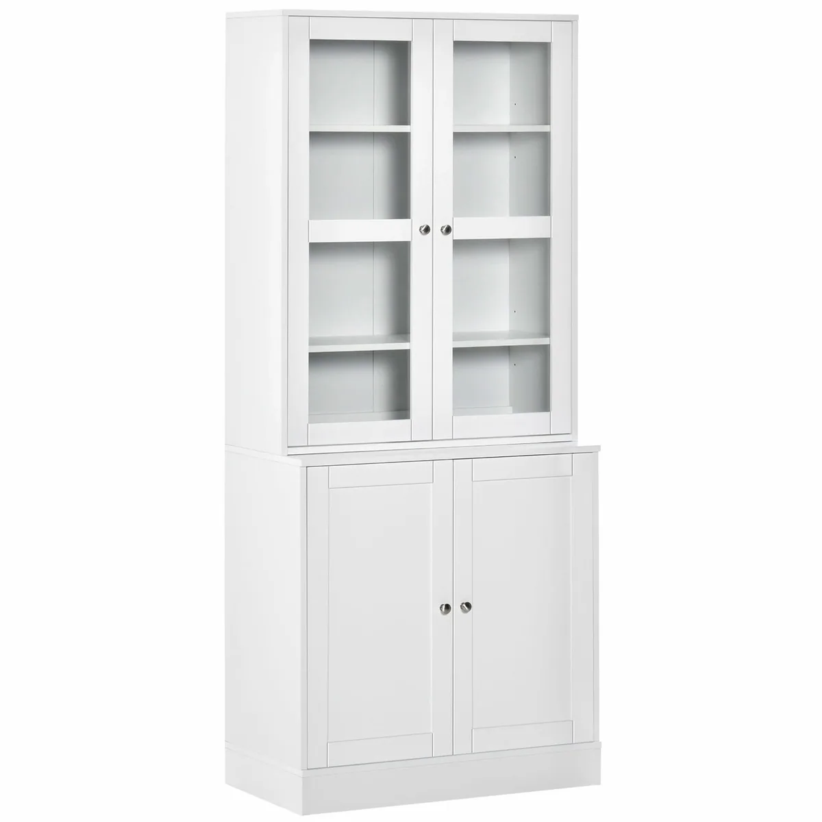 HOMCOM Bücherregal mit 6 Fächern, elegantes Design für jeden Raum 2