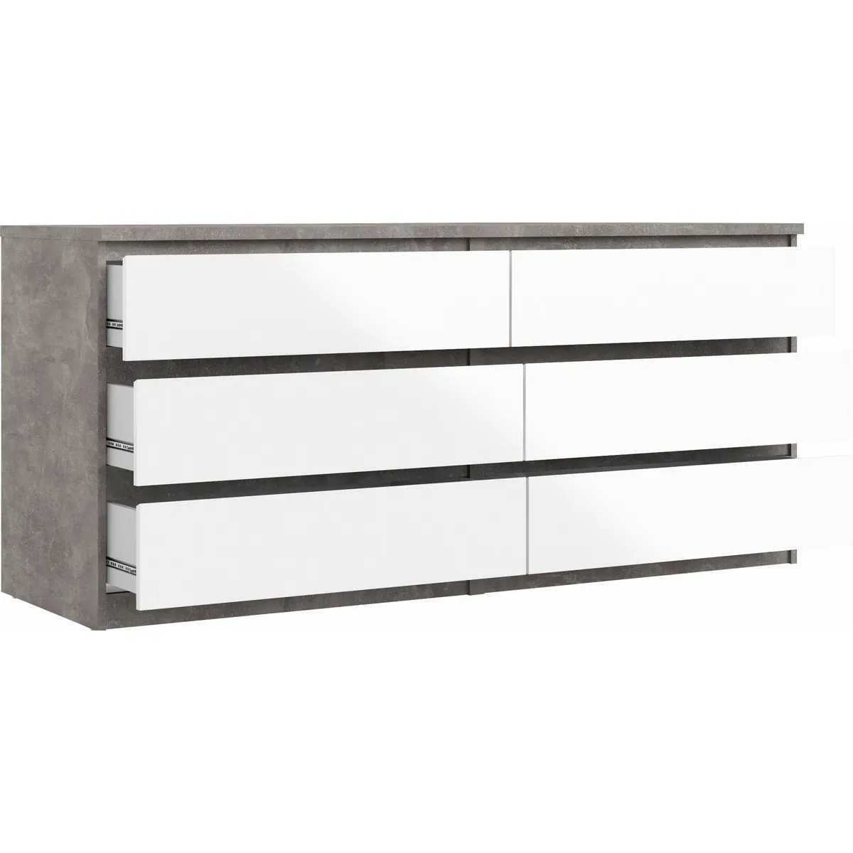 Home affaire Kommode Naia, skandinavisches Design, 6 Schubladen, 158 cm breit 5