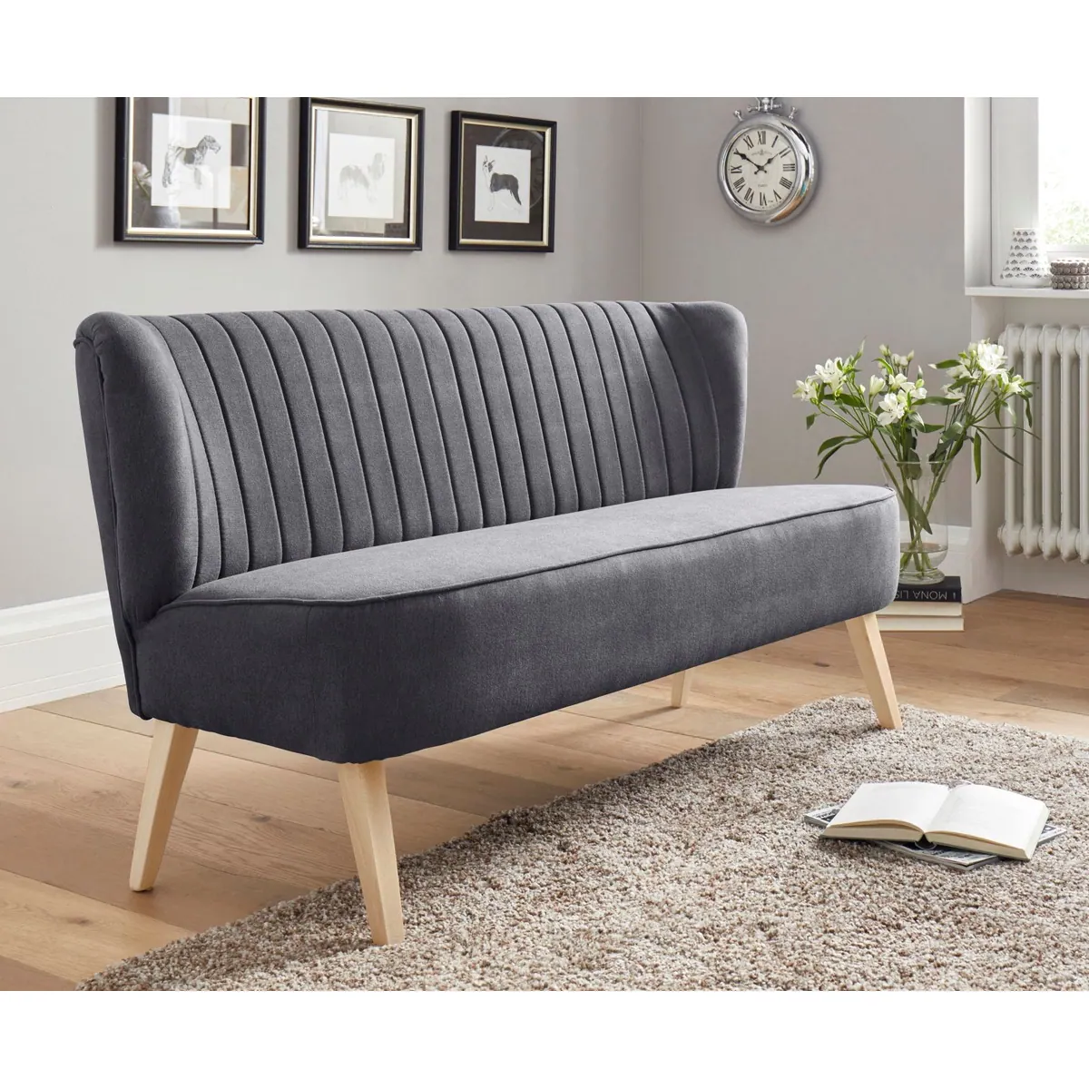 Campi 2-Sitzer Sofa, komfortabler Sitzkomfort, elegantes Design, vielseitig einsetzbar