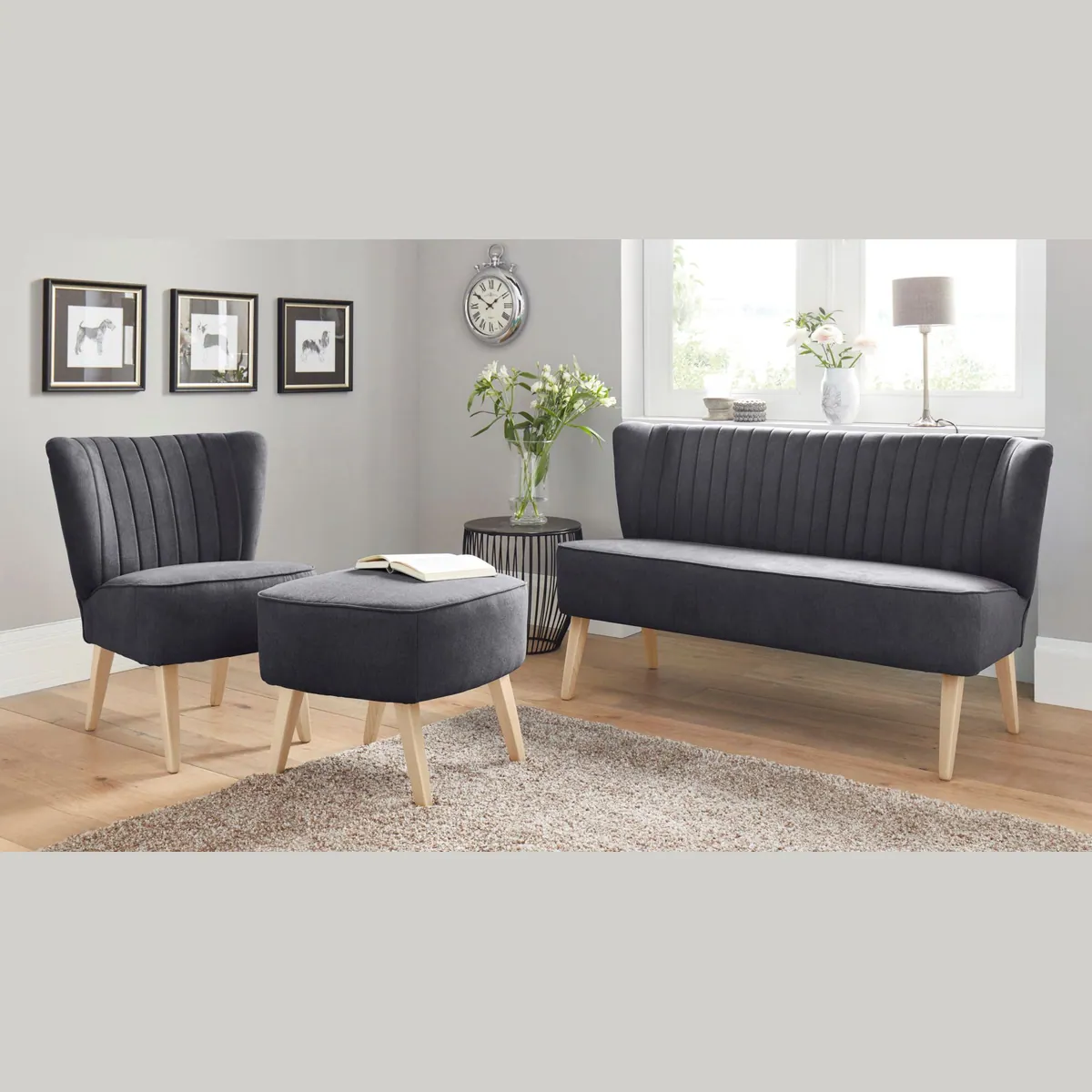 Campi 2-Sitzer Sofa, komfortabler Sitzkomfort, elegantes Design, vielseitig einsetzbar 3