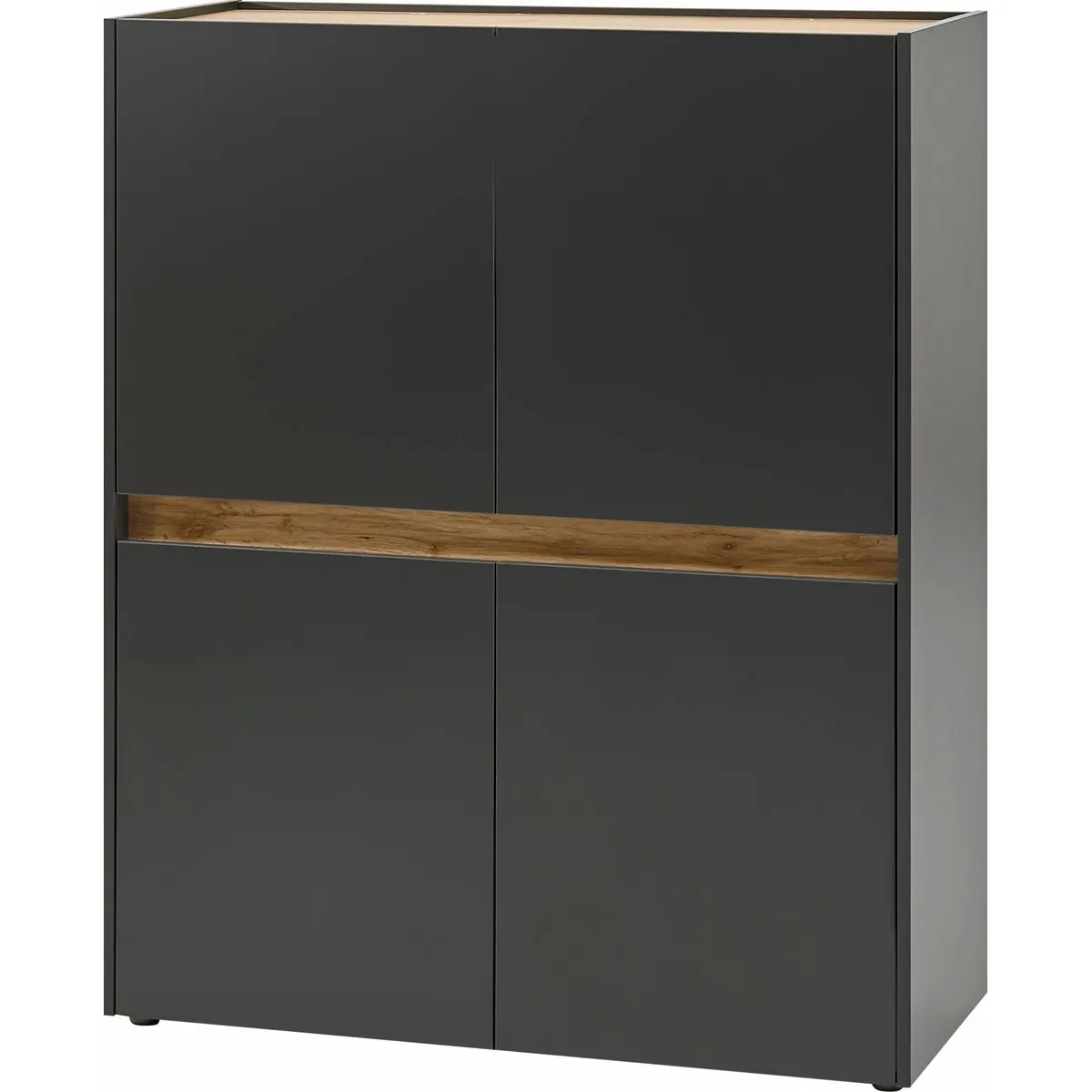 Home affaire Highboard City, moderner Stauraumschrank, zeitlos und vielseitig 2