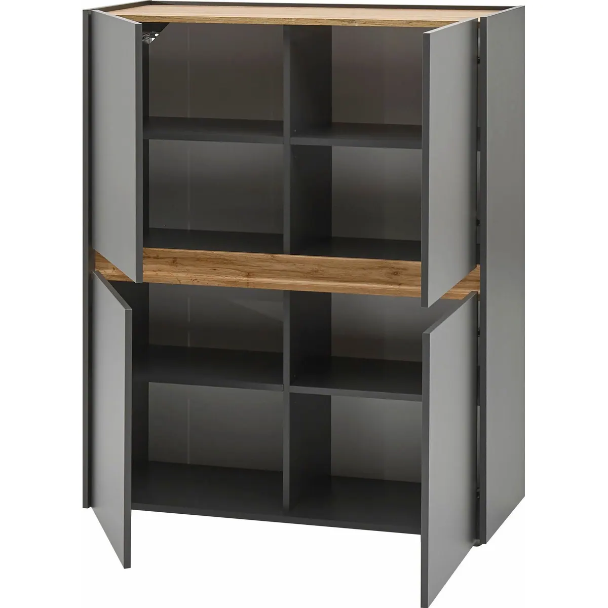 Home affaire Highboard City, moderner Stauraumschrank, zeitlos und vielseitig 4