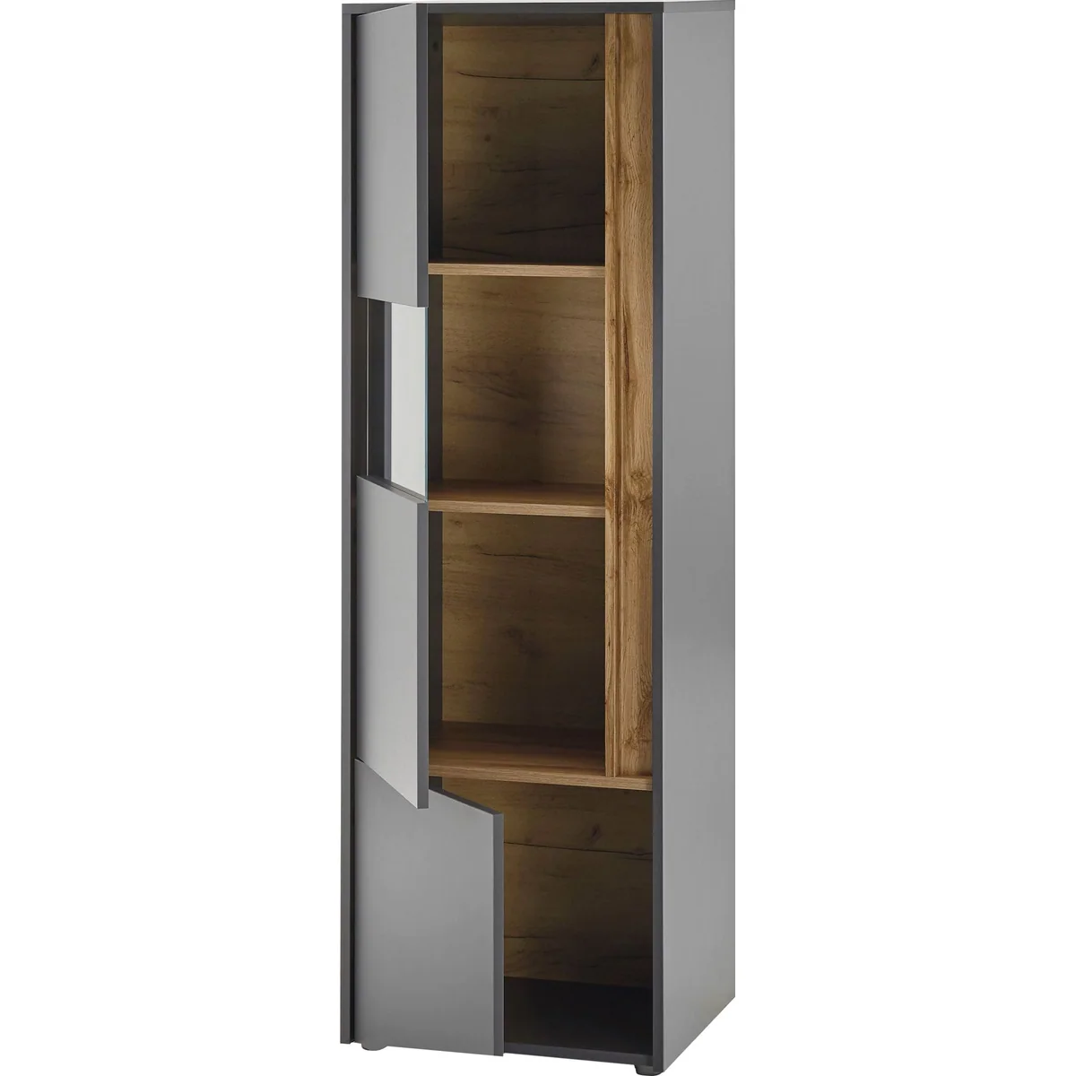 Home affaire Wohnwand City/Giron, stilvolles Komplettset mit Vitrinen und Lowboard 5