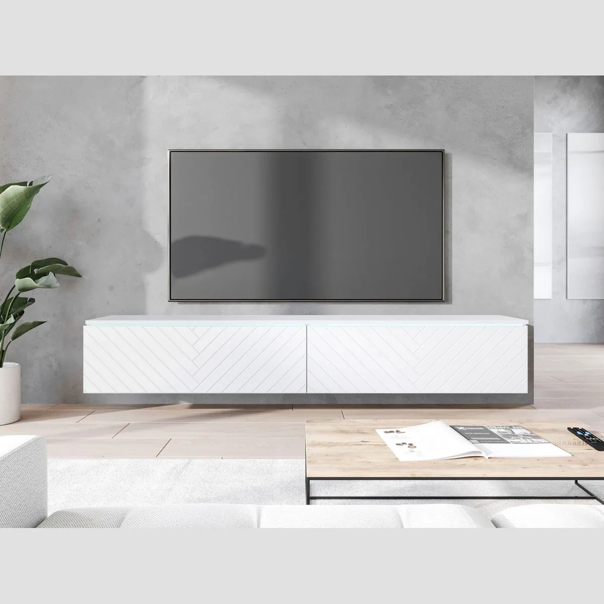Home affaire Lowboard Vera, sanft schließende Türen, vielseitig montierbar