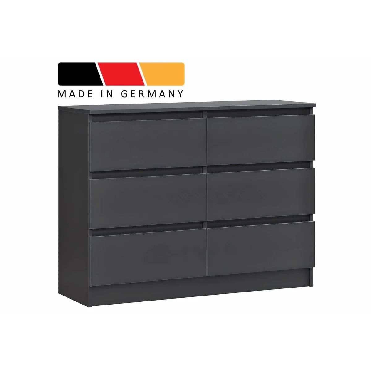 Home Collective Kommode 95 cm, 6 Schubladen, modernes Design — ideal für jeden Raum 2