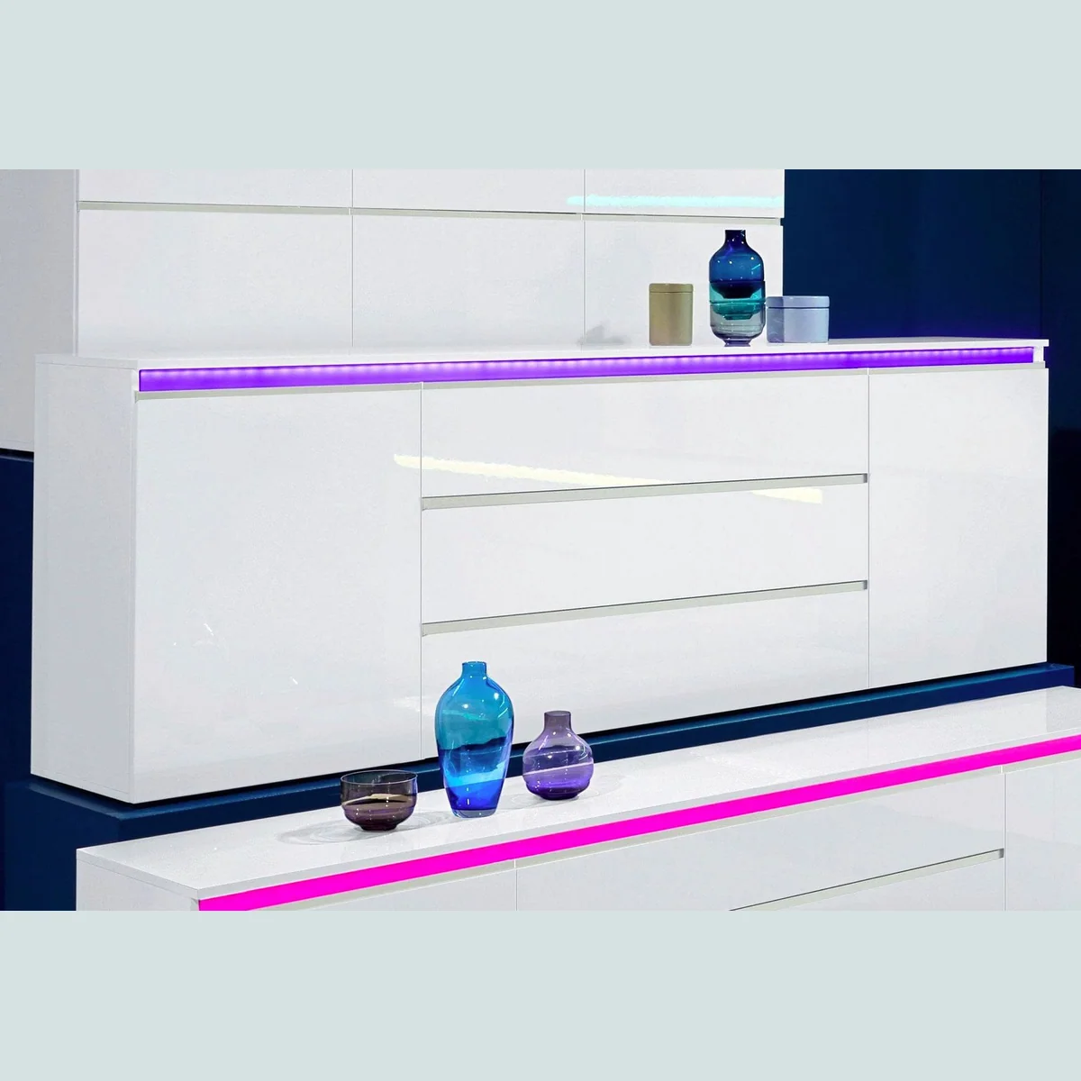 Home affaire Sideboard Magic, stilvolles Design, großzügiger Stauraum, optionale LED-Beleuchtung 2