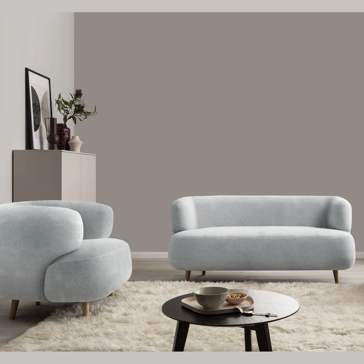 Home affaire Polstergarnitur Tistam, skandinavisches Design, hohe Bequemlichkeit 2