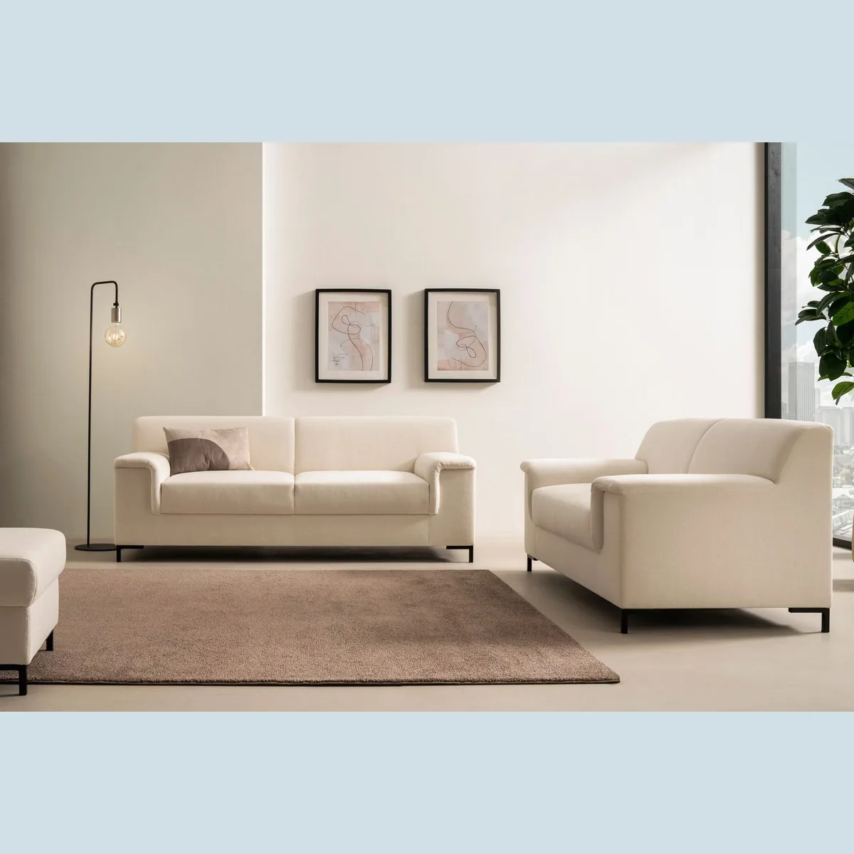 Home affaire Polstergarnitur Jamie 2, modernes Design, hoher Komfort — 2-tlg. Set 2