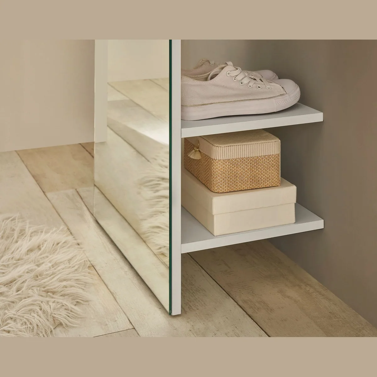 Home affaire Garderobenschrank GiRON/CiTY, moderner Schrank mit Spiegelfront, 50 cm breit 5
