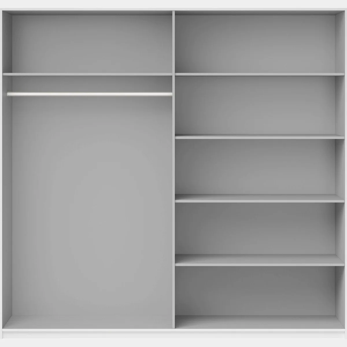 Home affaire Schwebetürenschrank Beta, Hochglanzfront, inklusive Innenausstattung — elegantes Design, großzügiger Stauraum, praktische Spiegelfläche 4