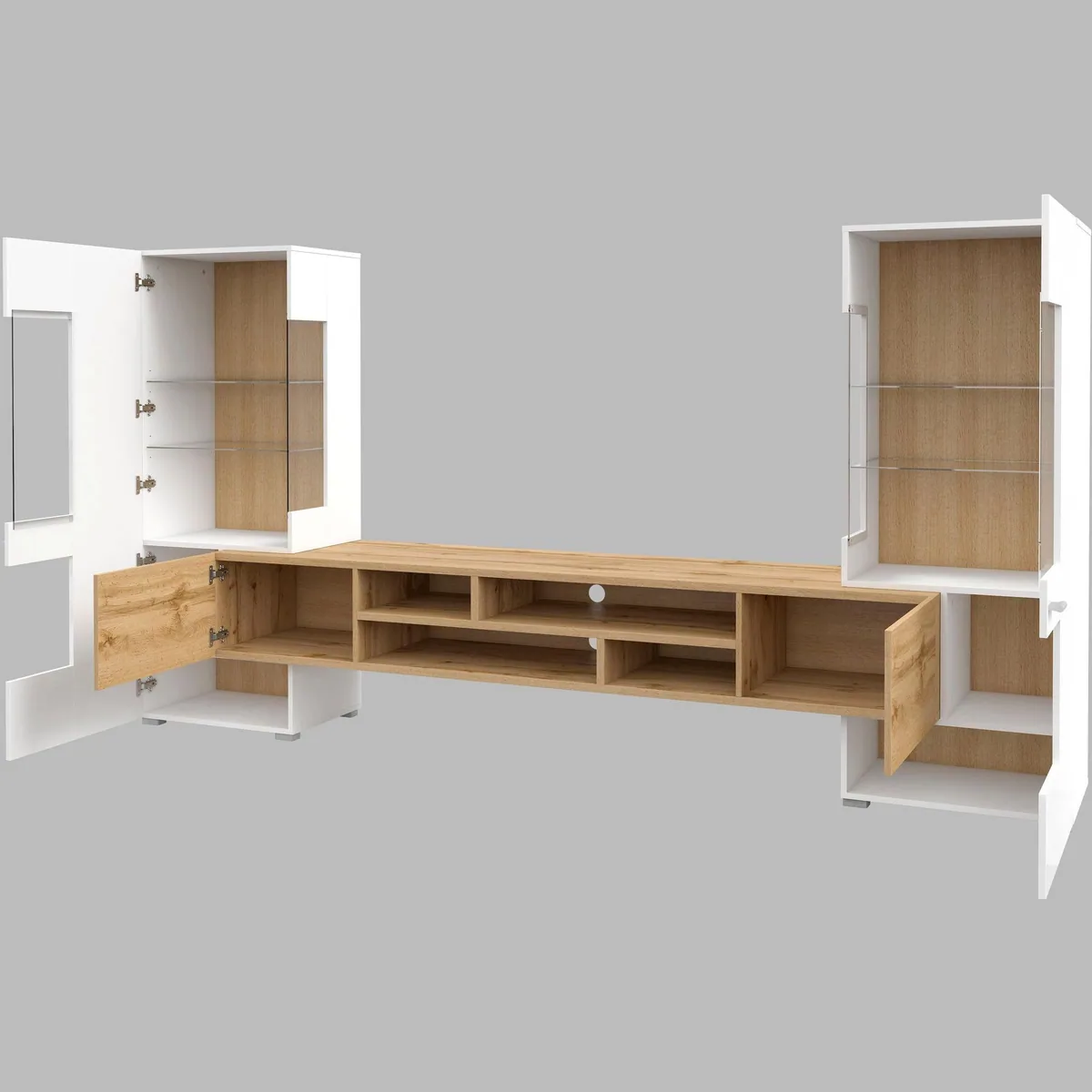 Home affaire Wohnwand Coby, 270 cm Breite, stilvolles Design & viel Stauraum 3