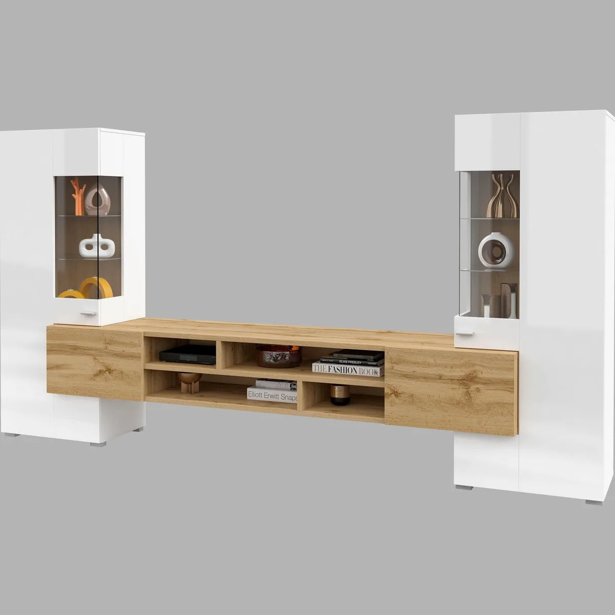 Home affaire Wohnwand Coby, 270 cm Breite, stilvolles Design & viel Stauraum 4
