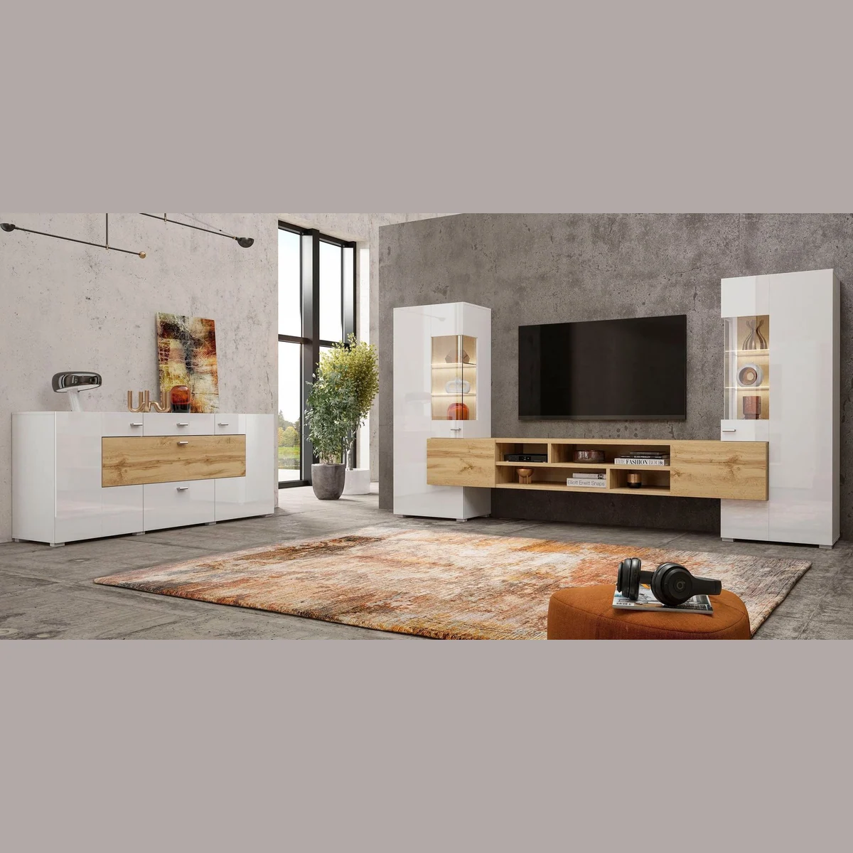 Home affaire Wohnwand Coby, 270 cm Breite, stilvolles Design & viel Stauraum 5