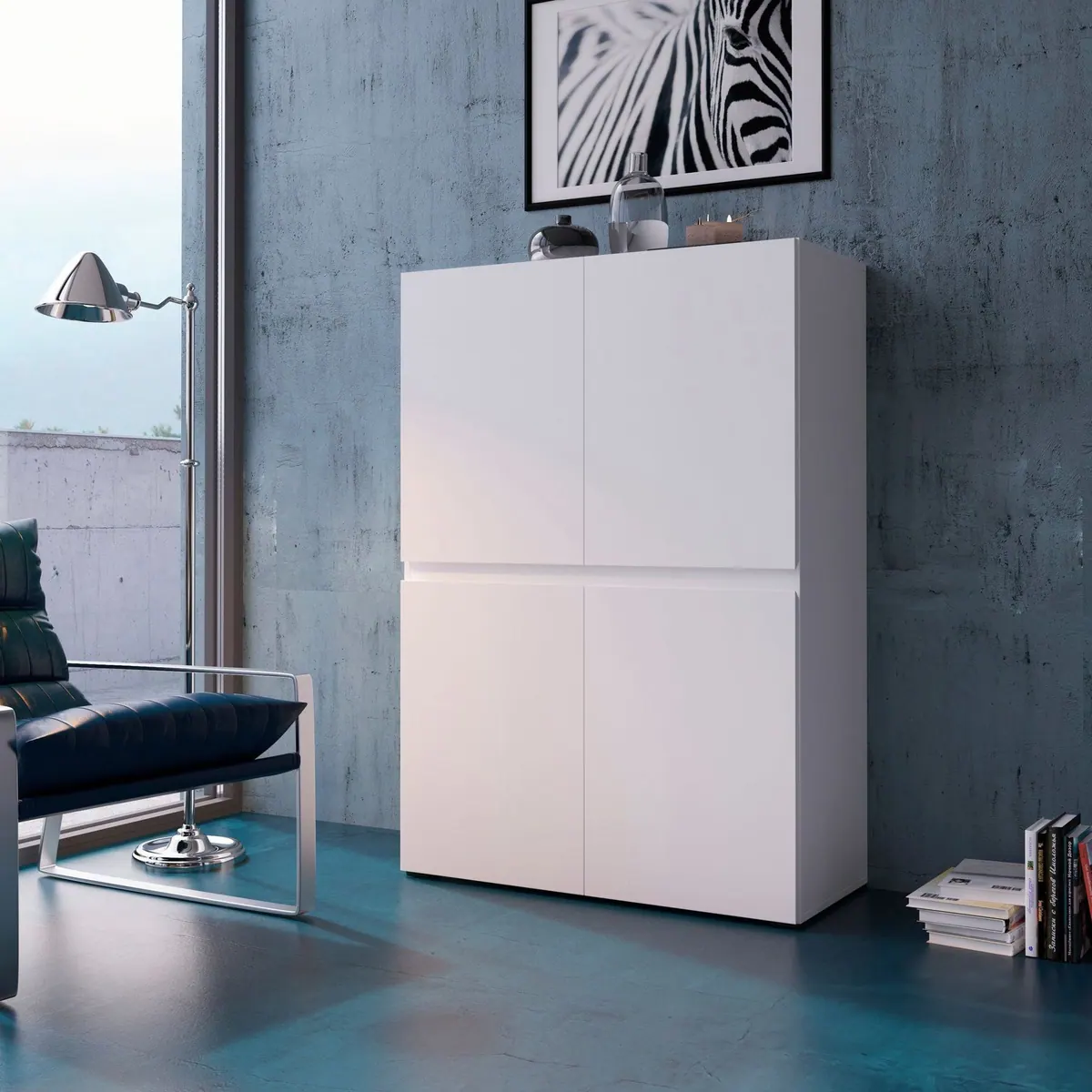 Highboard Rimini, großzügiger Stauraum & moderne Farben