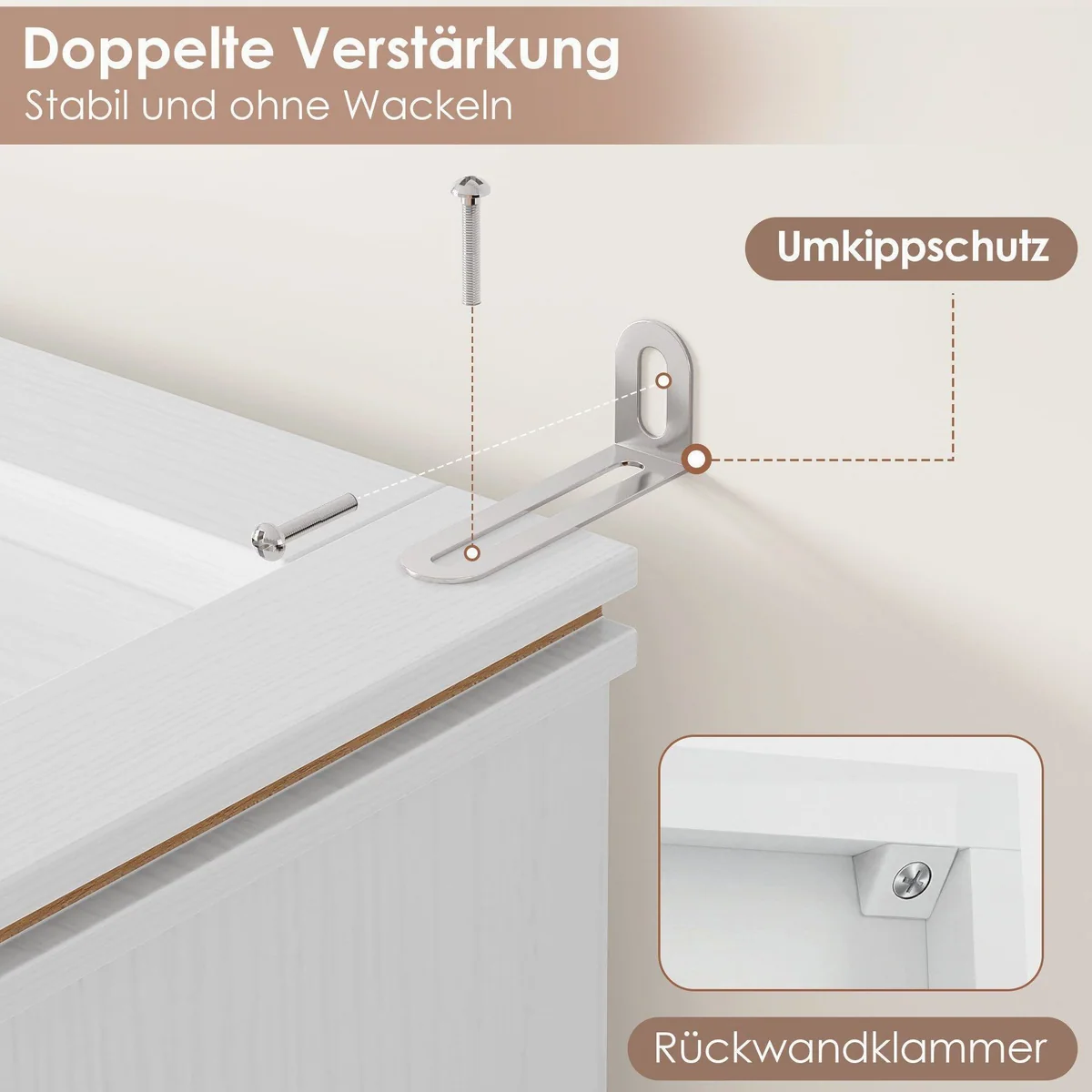 HOMECHO Bücherregal, 188 cm hoch, 7 Ebenen, verstellbare Einlegeböden 4
