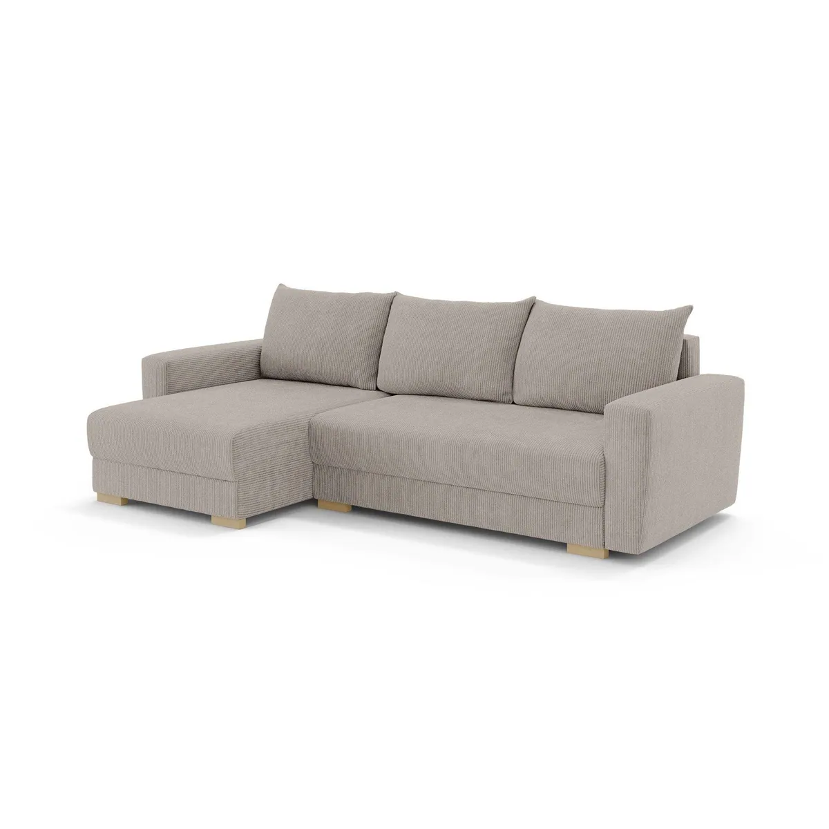 Ecksofa MAGHERA, Schlafsofa mit Bettkasten, hoher Sitzkomfort und flexible Recamiere 5