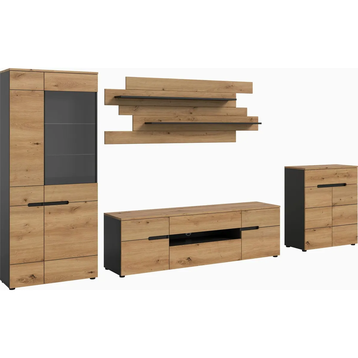 Home affaire Wohnwand REHAT, 4-teilig, individuell gestaltbar 2