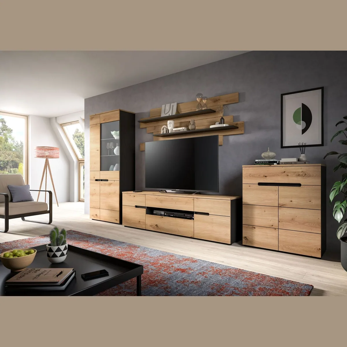 Home affaire Wohnwand REHAT, 4-teilig, individuell gestaltbar 5