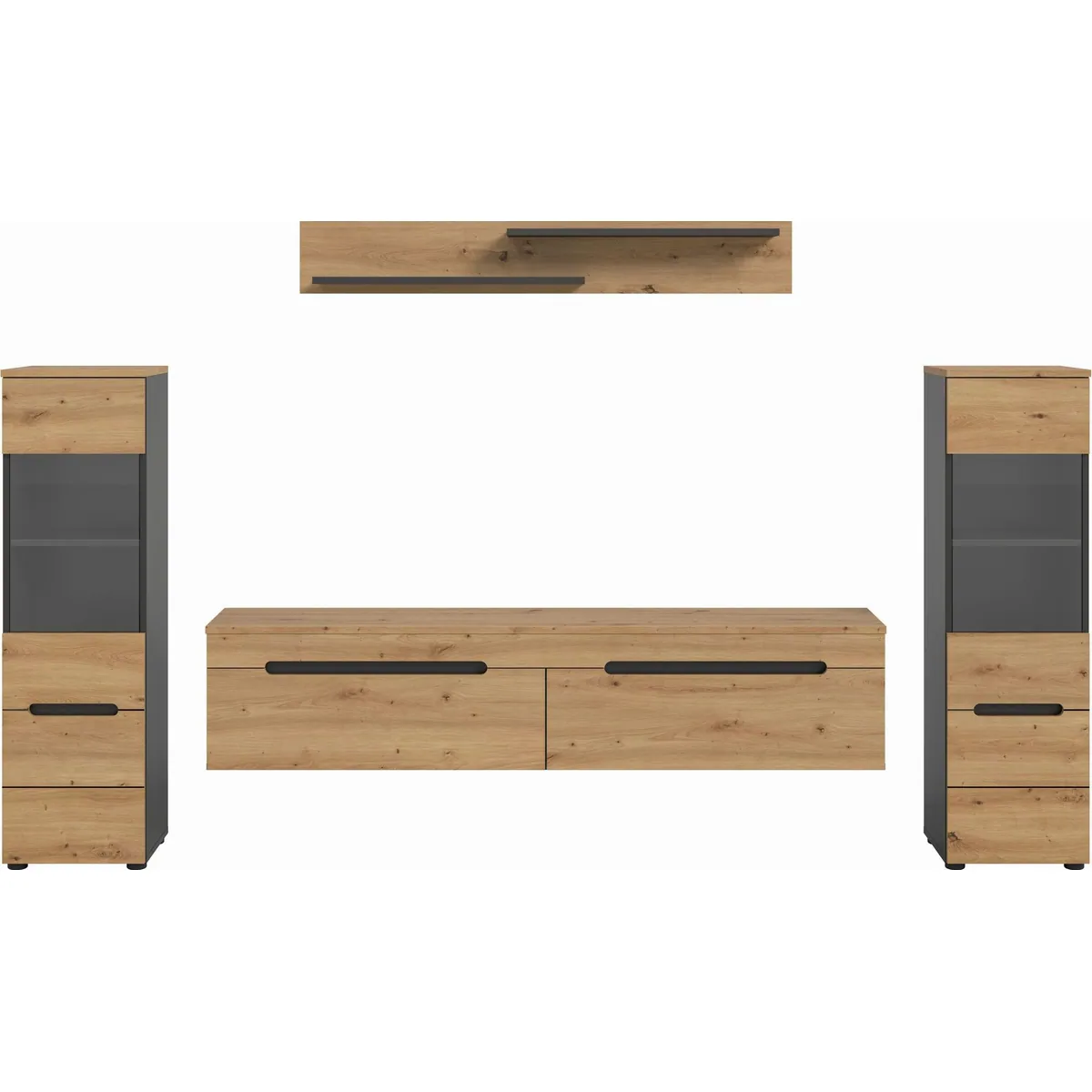 Home affaire Wohnwand REHAT, vielseitig nutzbar, elegantes Design, 4-teilig 5