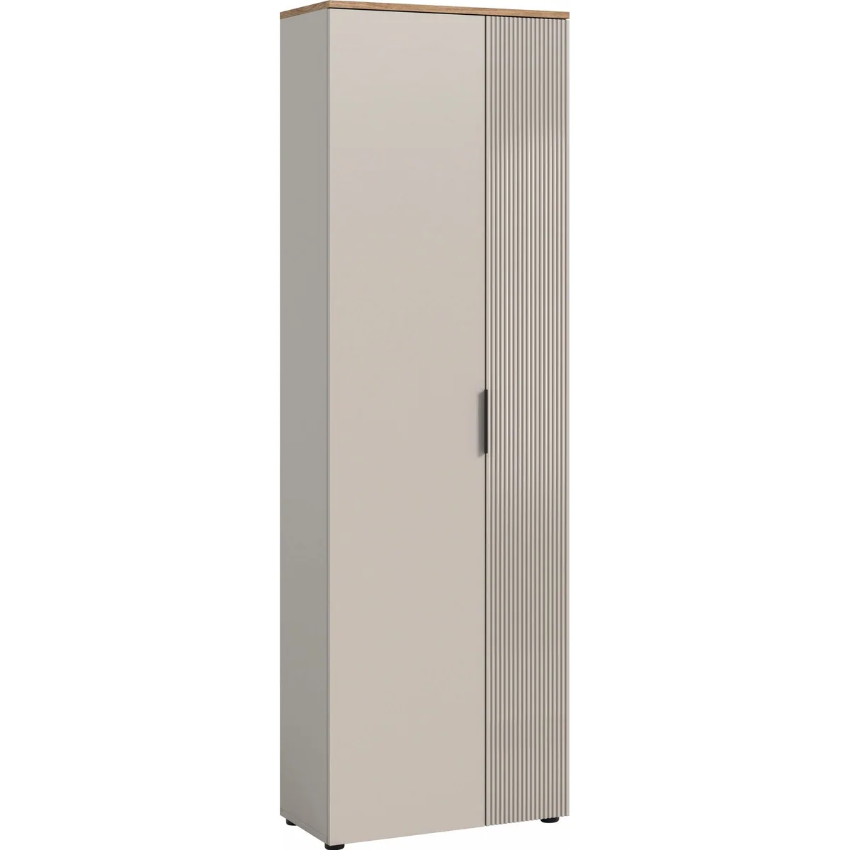 Home affaire EDIL Garderobenschrank, 190 cm hoch, 2 Türen, 5 Böden — Platz für 18 Paar Schuhe
