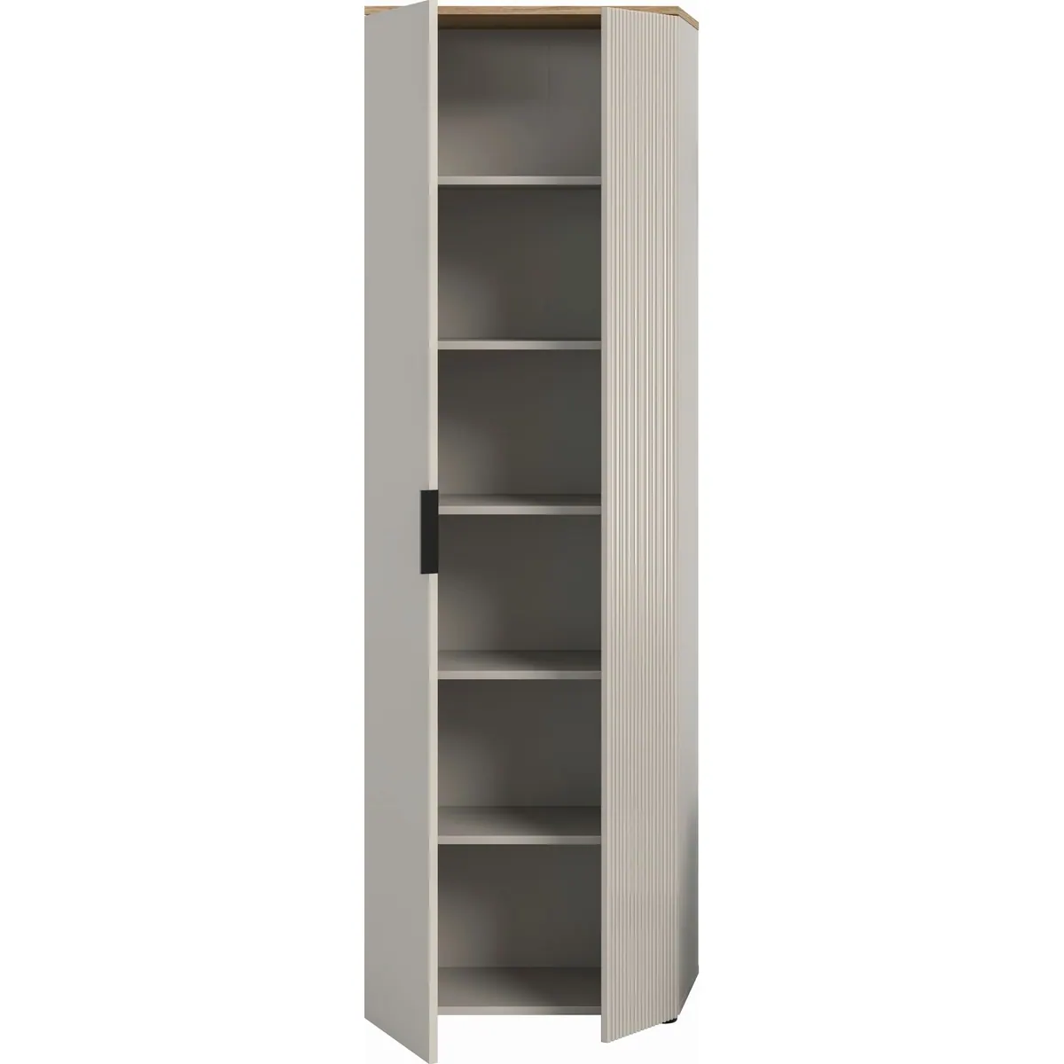 Home affaire EDIL Garderobenschrank, 190 cm hoch, 2 Türen, 5 Böden — Platz für 18 Paar Schuhe 4