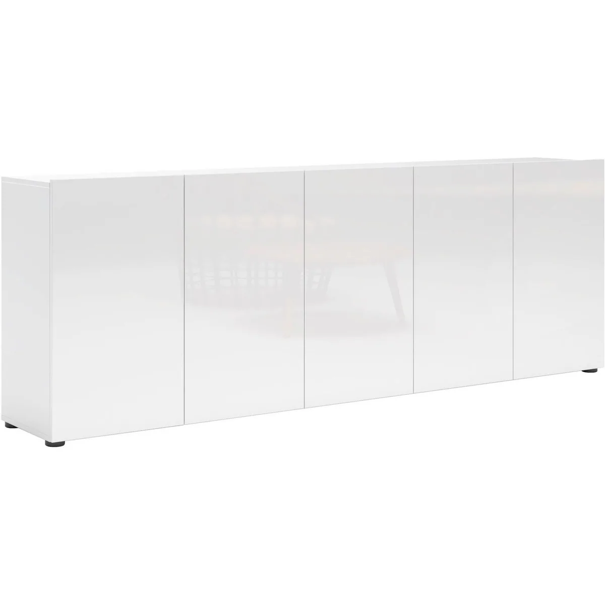 Home affaire Sideboard MISTER, modernes Design, Hochglanzfronten, flexibler Stauraum 4