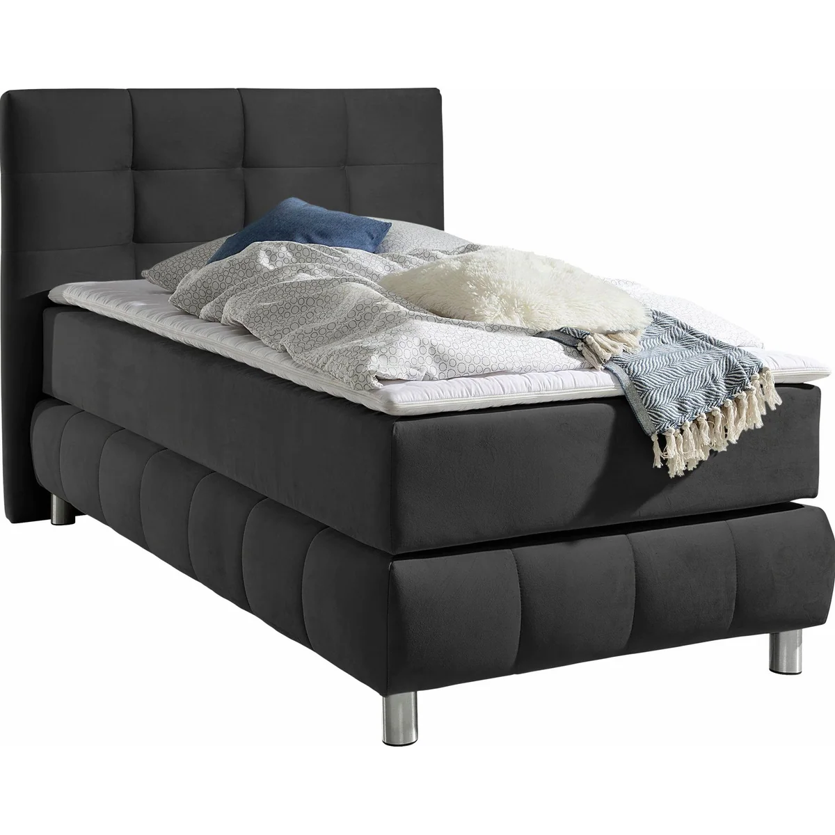 Home affaire Boxspringbett Salo, inkl. Topper, individuell anpassbar 2