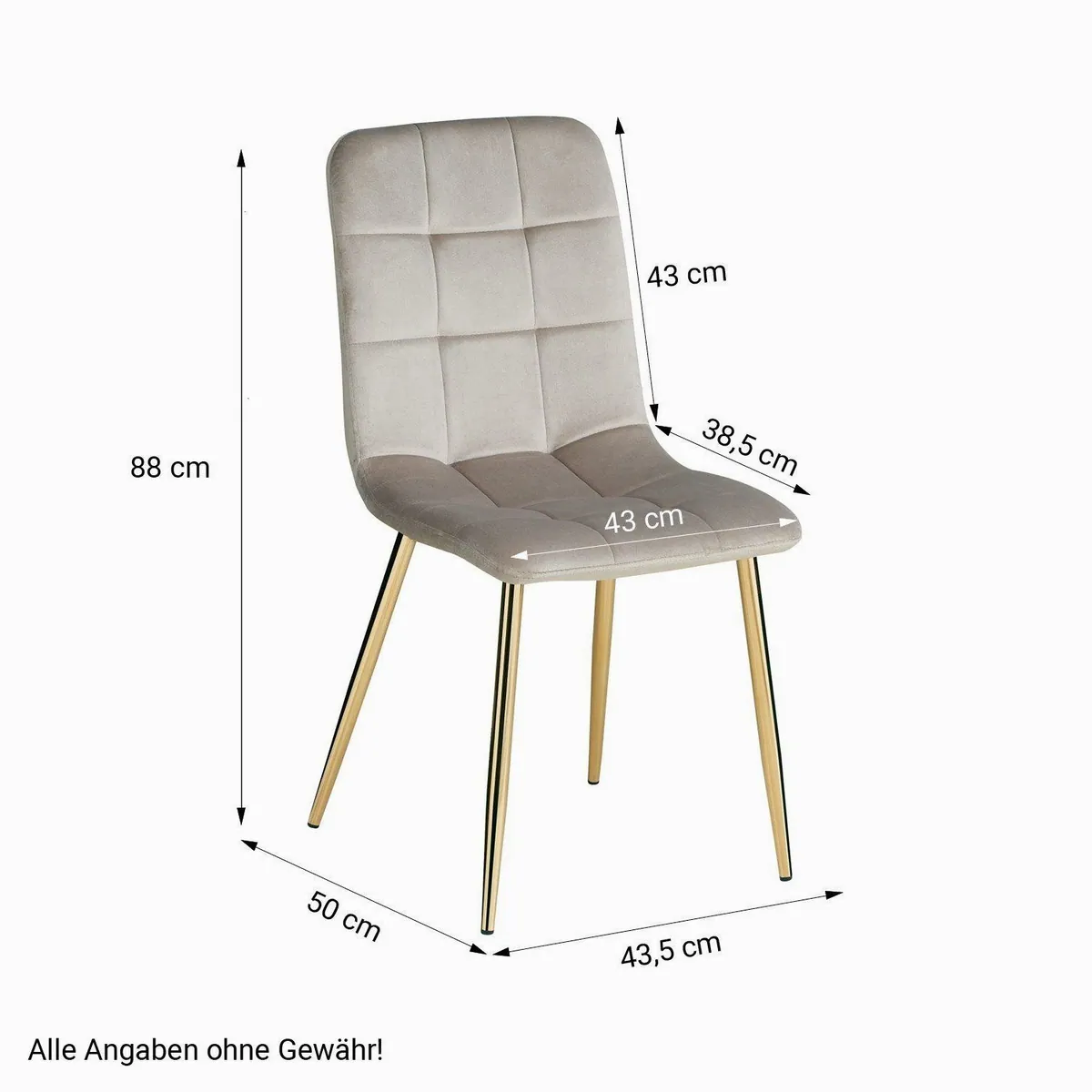 Homestyle4u Essgruppe 5-tlg., ausziehbarer Esstisch mit 4 Stühlen, Grau Samt 4